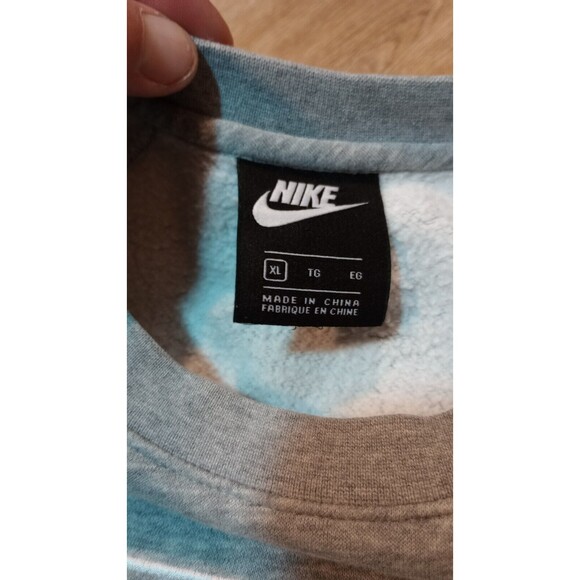 Nike Air Sweatshirt Youth XL Fleece Embroidered Extra Large Spell Out Crew Neck - Picture 7 of 16